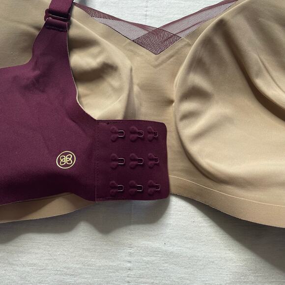 Honeylove Red Full-Coverage Bra with Wide Straps - Picture 4 of 5